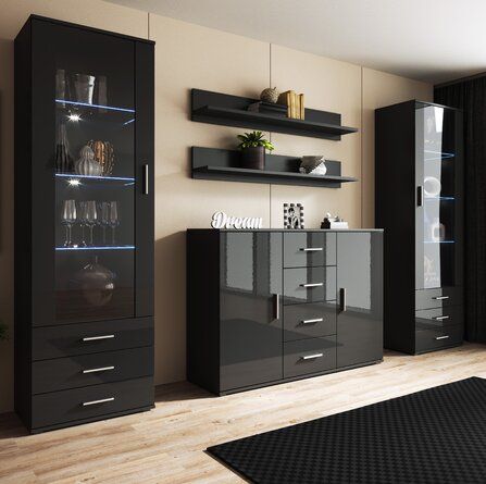 Display Cabinet - 40 x 60 x 200 cm - MDP21