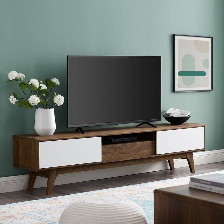 Tv Unit - 45 x 40 x 160 cm - Woody & White - MT103