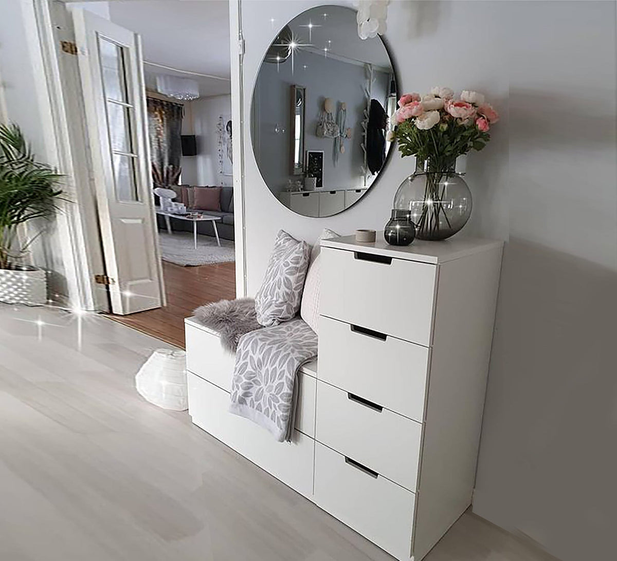 Shoe Rack - 90 x 120 x 40 cm - White - SC37