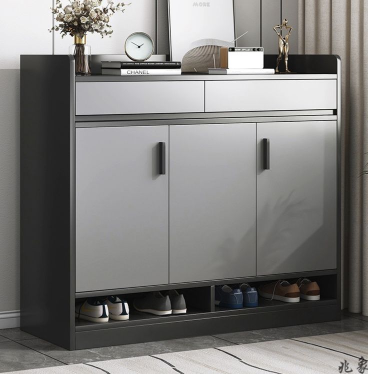 Shoe Rack - 120 x 120 x 35 cm - Grey - SC71