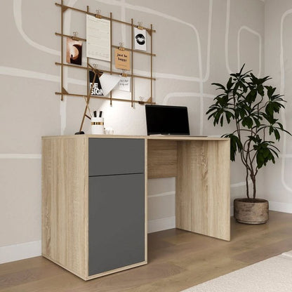Desk - 110*80*50 cm Wood&Grey - MA27